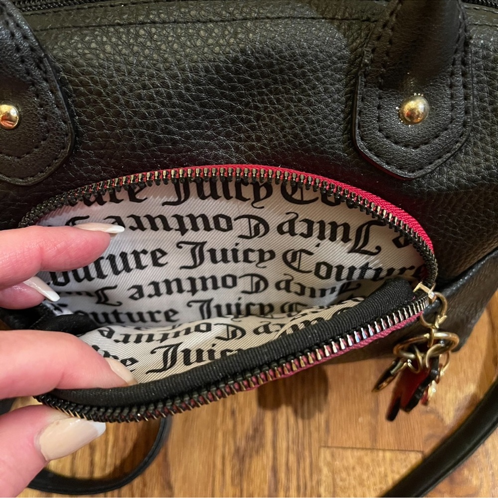 Juicy Couture “Charm School” Black Satchel - Picture 13 of 16